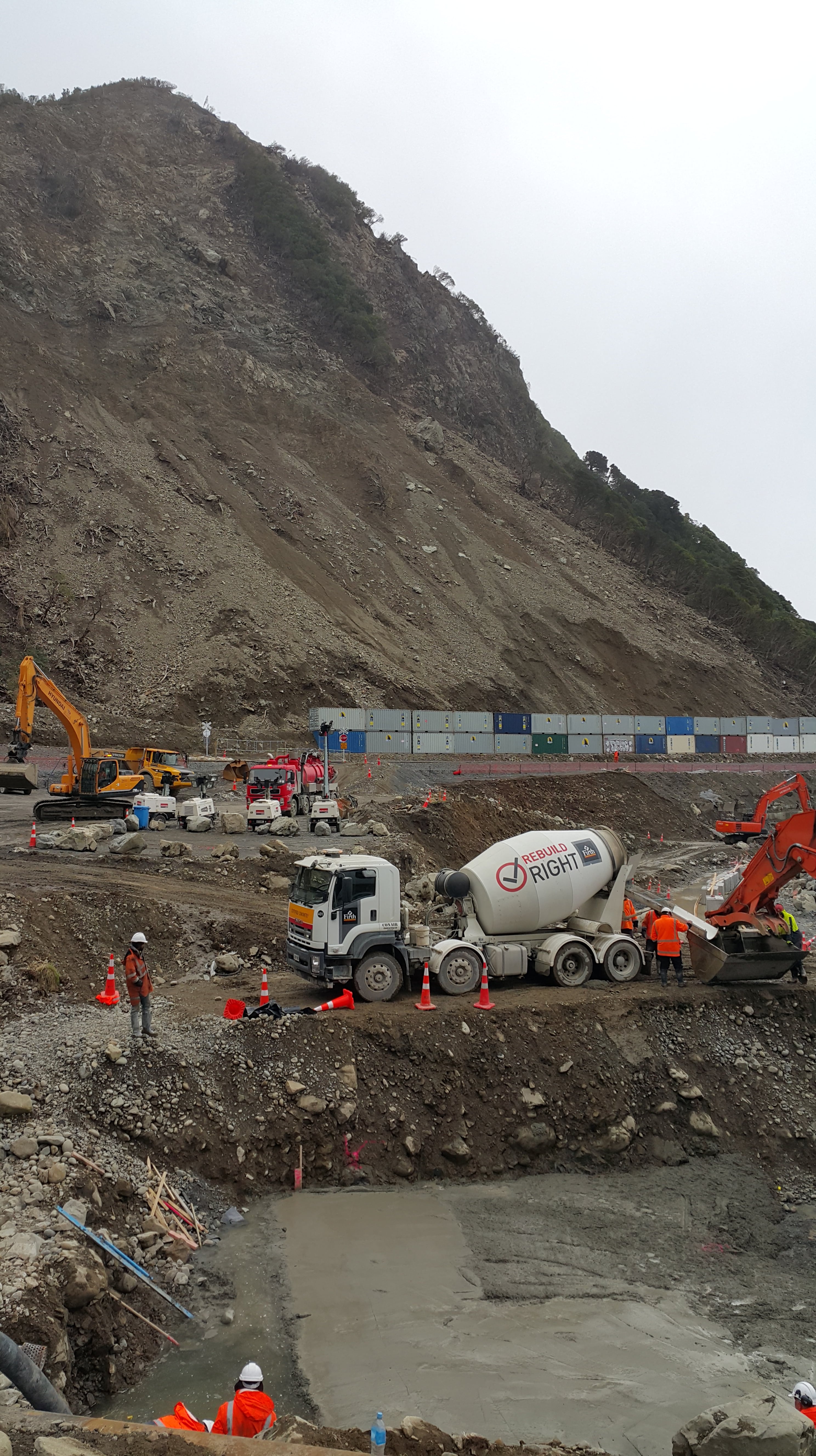 Firth helps with record supply of concrete in Kaikoura Image