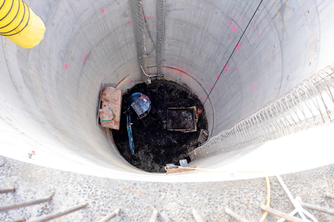 CI Lyon shaft excavations
