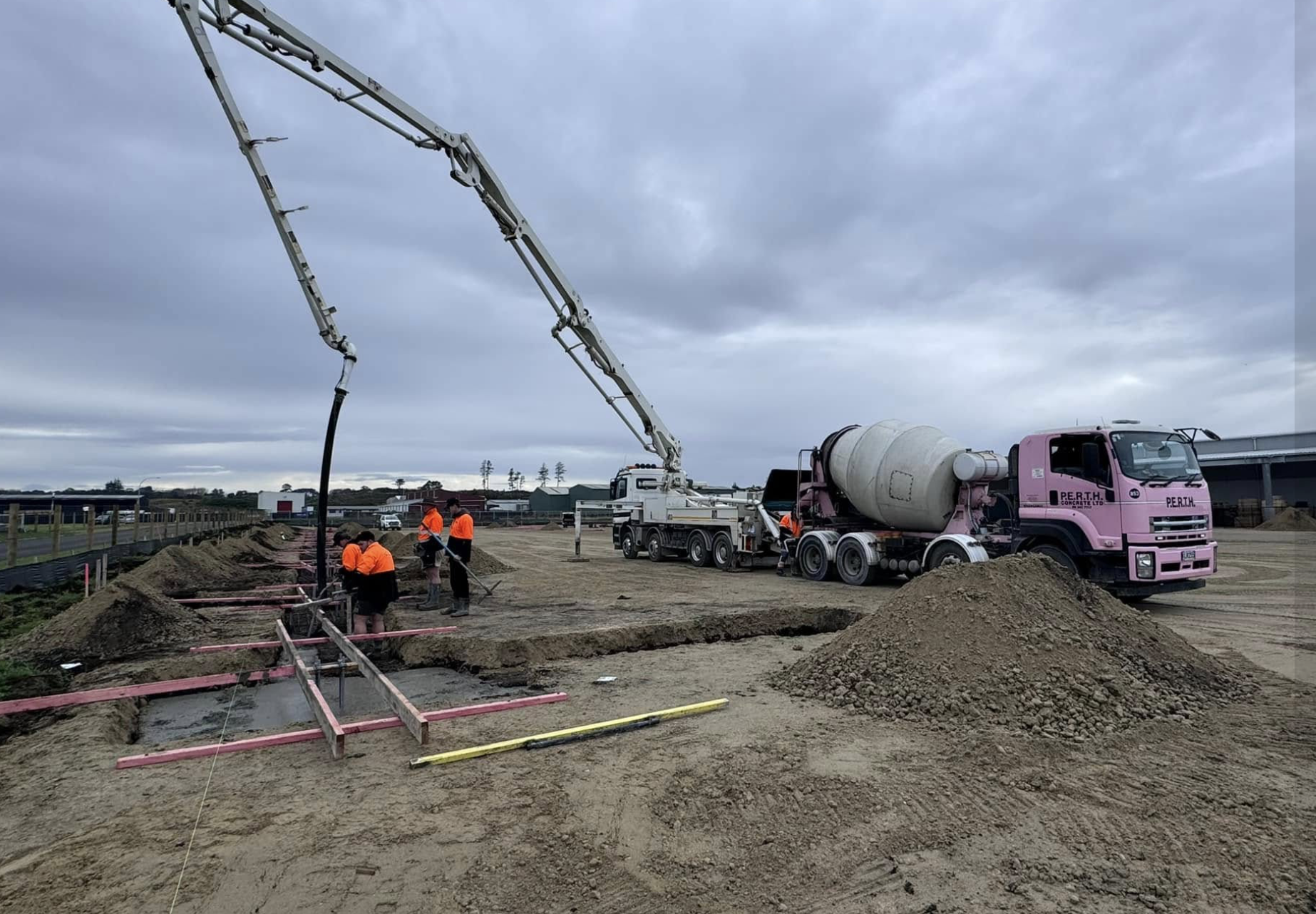 Large pours for Conset and Euroclass