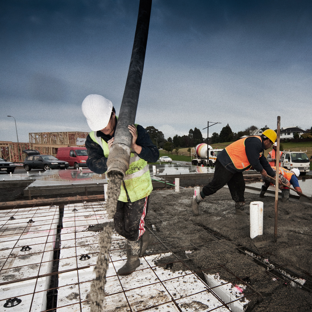 pumped concrete PP